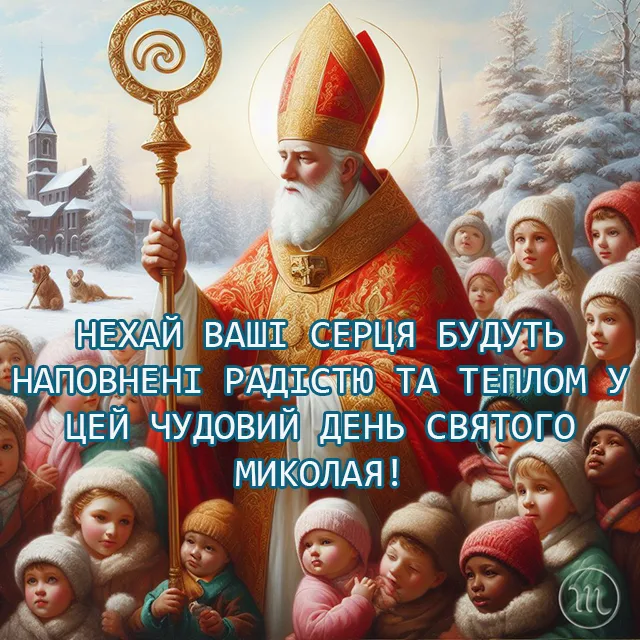 Свята - Привітання з Днем святого Миколая: картинки та теплі побажання у віршах і в прозі