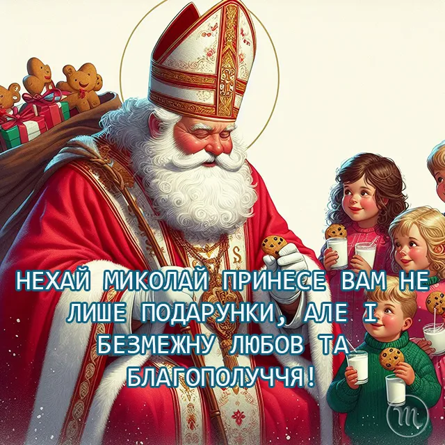 Свята - Привітання з Днем святого Миколая: картинки та теплі побажання у віршах і в прозі