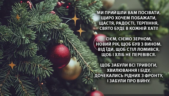 Патріотичні засівалки, посівалки на старий Новий рік 2023: красиві слова з вірою у шашу перемогу Новий рік 2024 - Патріотичні засівалки, посівалки на старий Новий рік 2023: красиві слова з вірою у шашу перемогу