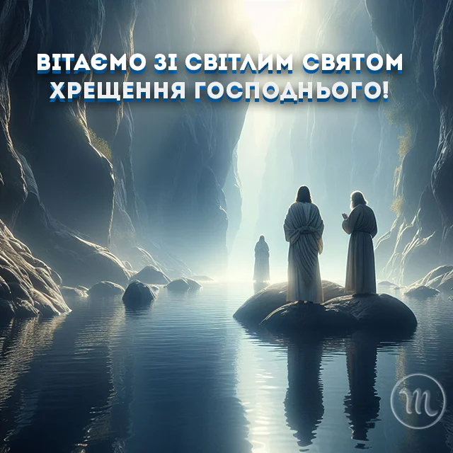 Новий рік 2024 - Як красиво та щиро привітати з Водохрещем 2024: красиві картинки та побажання українською