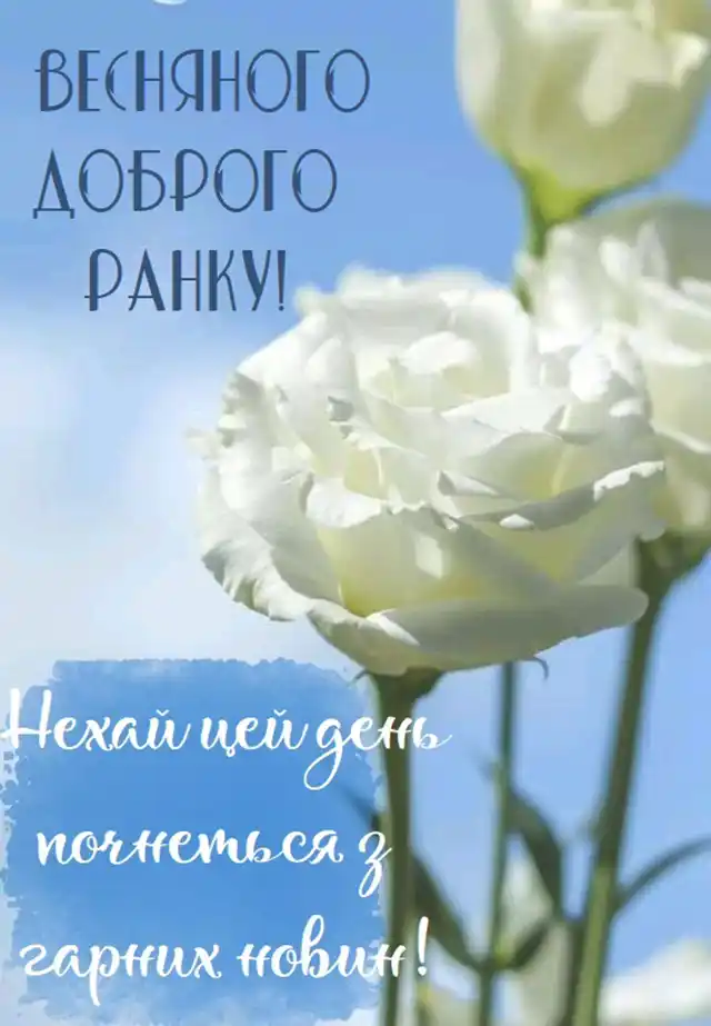 Добрий весняний ранок: щирі побажання доброго і мирного ранку у прозі, своїми словами, картинки і листівки українською Позитив - Добрий весняний ранок: щирі побажання доброго і мирного ранку у прозі, своїми словами, картинки і листівки українською
