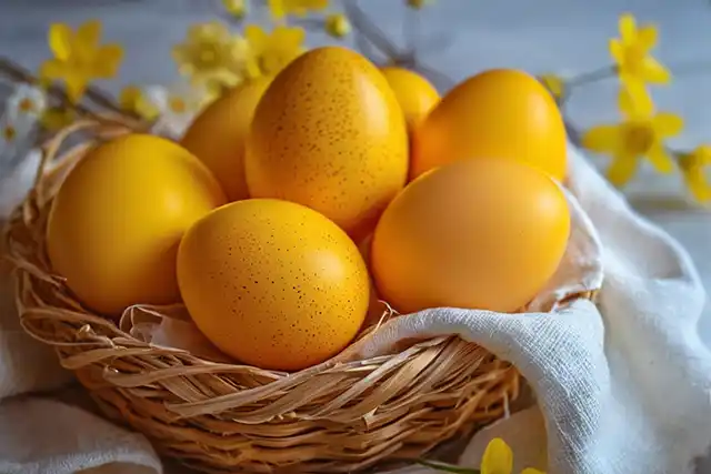 Не лише в лушпинні цибулі: як пофарбувати яйця в жовтий колір куркумою на Великдень 2024 Великдень - Не лише в лушпинні цибулі: як пофарбувати яйця в жовтий колір куркумою на Великдень 2024