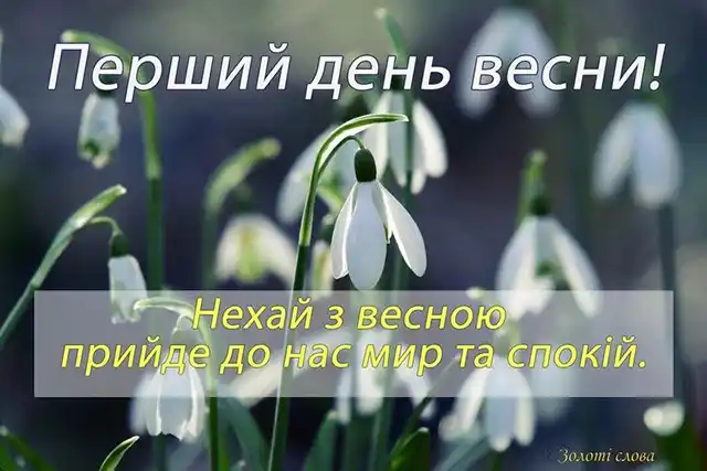 З першим днем весни 1 березня: картинки, привітання в прозі та віршах українською мовою Позитив - З першим днем весни 1 березня: картинки, привітання в прозі та віршах українською мовою