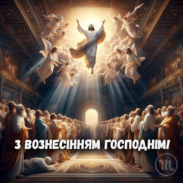 Свята - З Вознесінням Господнім 2024 - найкращі привітання в прозі та віршах і листівки, картинки українською