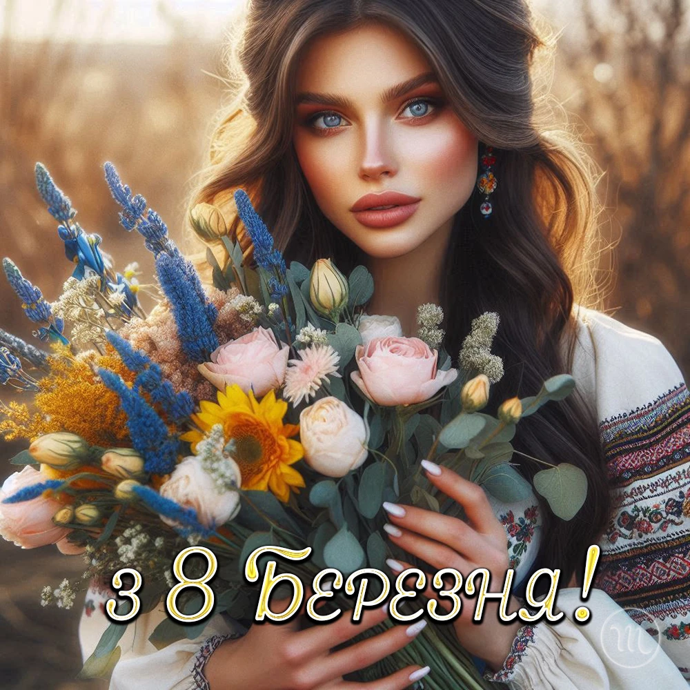 Без категорії - Найкращі привітання з 8 березням: патріотичні для жінок ЗСУ, відеопривітання, листівки так картинки українською