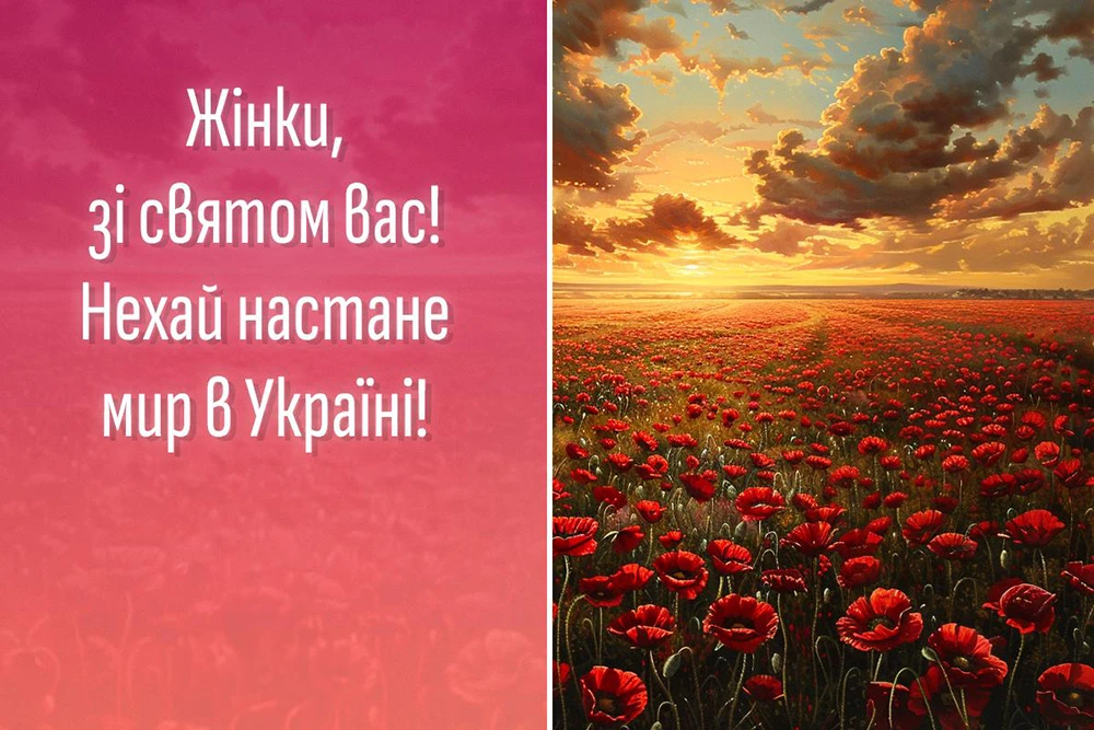 Без категорії - Найкращі привітання з 8 березням: патріотичні для жінок ЗСУ, відеопривітання, листівки так картинки українською