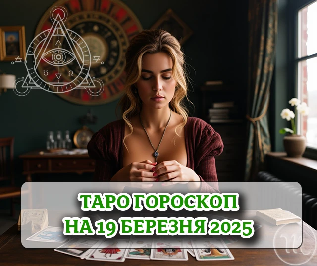 Гороскоп по картах Таро на сьогодні 19 березня 2025 року: аркани прогнозують на сьогодні складнощі у сімейному житті Гороскоп по картах Таро на сьогодні 19 березня 2025 року: аркани прогнозують на сьогодні складнощі у сімейному житті