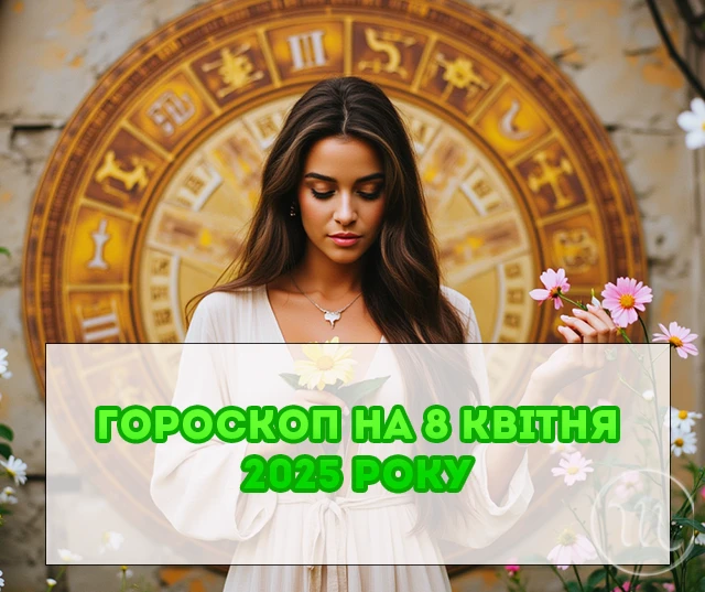 Детальний гороскоп на сьогодні 8 квітня 2025: сьогодні слід приділити увагу документам, пов’язаним з нерухомістю або транспортними засобами Детальний гороскоп на сьогодні 8 квітня 2025: сьогодні слід приділити увагу документам, пов’язаним з нерухомістю або транспортними засобами