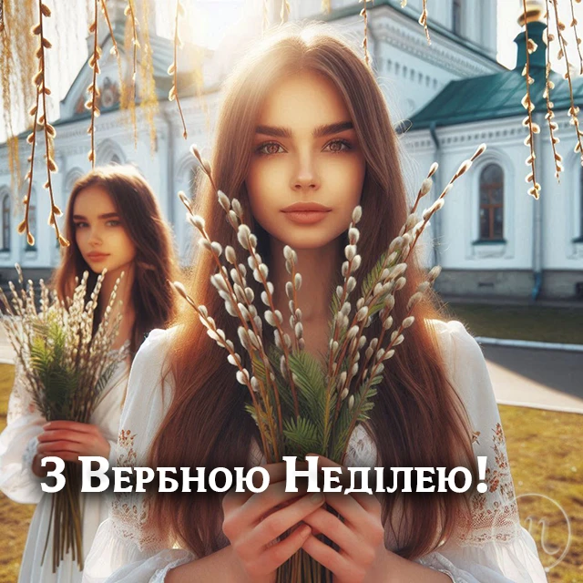 Свята - З Вербною неділею 2025: найщиріші привітання зі святом у прозі, картинках та листівках