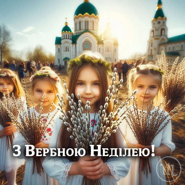 Свята - З Вербною неділею 2025: найщиріші привітання зі святом у прозі, картинках та листівках