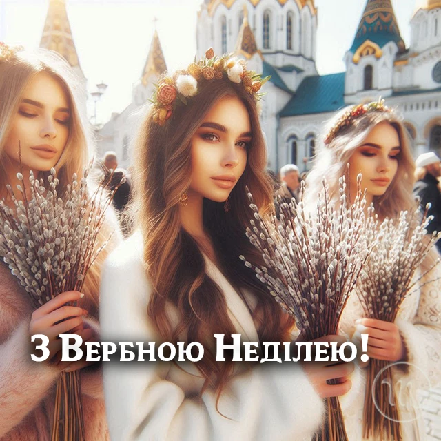 Свята - З Вербною неділею 2025: найщиріші привітання зі святом у прозі, картинках та листівках