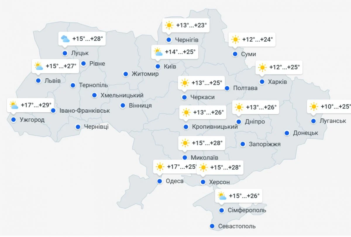 Без категорії - Літня спека в Україні: де стовпчики термометрів сягнуть +32°C і пануватиме сонце?