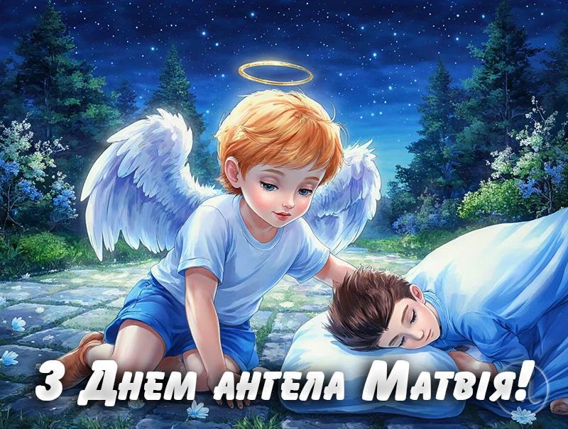 Без категорії - З Днем ангела Матвія 2025: картинки, привітання у віршах та прозі, відео