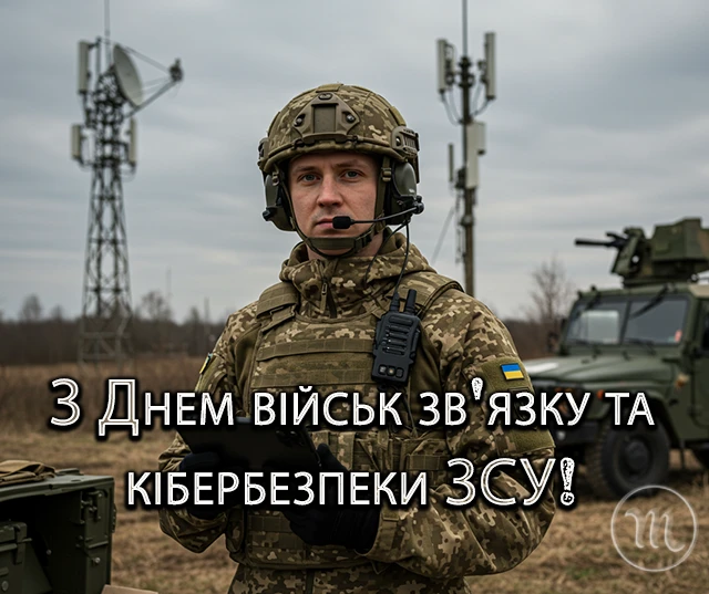 Вітаємо невидимих захисників нашої країни: З Днем військ зв'язку та кібербезпеки ЗСУ 2025 Без категорії - Вітаємо невидимих захисників нашої країни: З Днем військ зв'язку та кібербезпеки ЗСУ 2025
