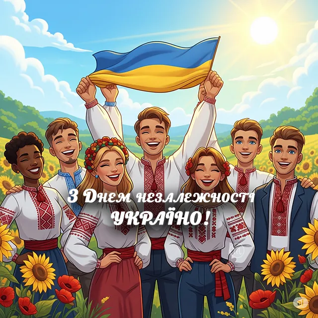 Без категорії - Привітання, що зігрівають серце: найкращі вірші та листівки до Дня Незалежності України
