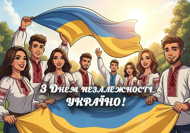 Без категорії - Привітання, що зігрівають серце: найкращі вірші та листівки до Дня Незалежності України