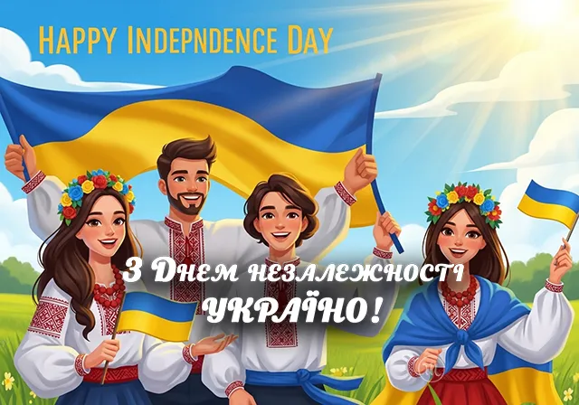 Без категорії - Привітання, що зігрівають серце: найкращі вірші та листівки до Дня Незалежності України