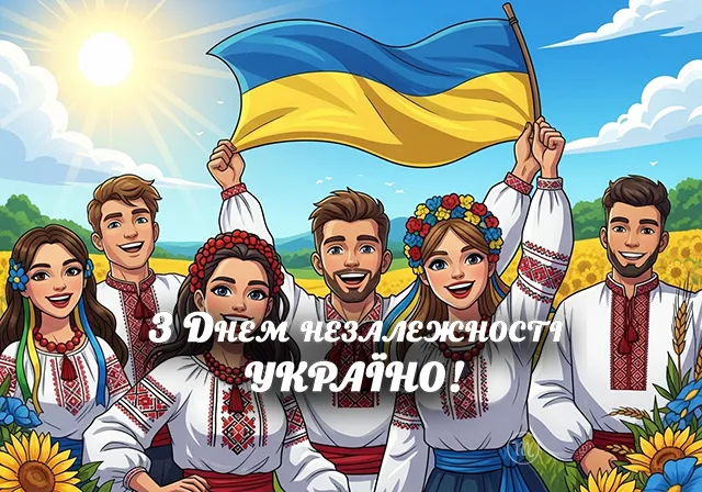 Без категорії - Привітання, що зігрівають серце: найкращі вірші та листівки до Дня Незалежності України