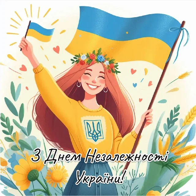 Без категорії - День Незалежності України 2025: нові та найщиріші вітання з глибоким змістом