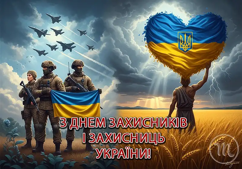 Свята. Як оригінально привітати з Днем захисників і захисниць України - картинки та листівки українською &ndash; Modista - Жіночий журнал