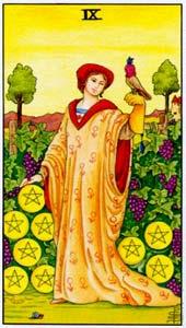 Nine of Pentacles