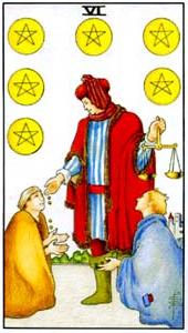 Six of Pentacles