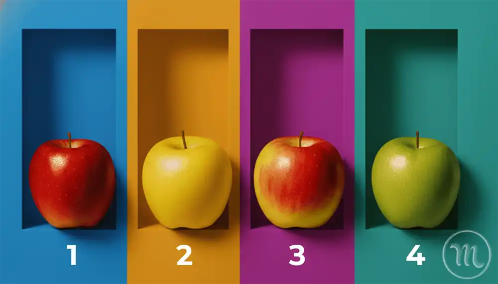 Tests. Choose an Apple — Discover Your True Mind Power: A Psychological Test &ndash; Modista Women's Magazine