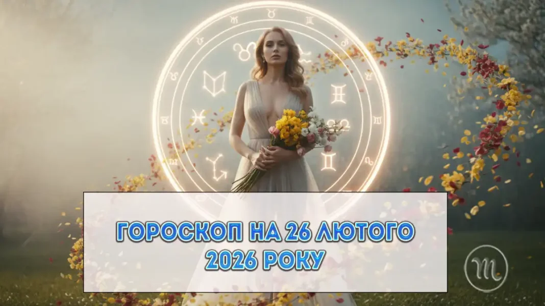 Детальний гороскоп на сьогодні 26 лютого 2026 року: ваша головна перевага – це віра у власні сили Modista - Жіночий журнал Гороскоп на сьогодні 26 лютого 2026 для всіх знаків Зодіаку на MODISTA.
