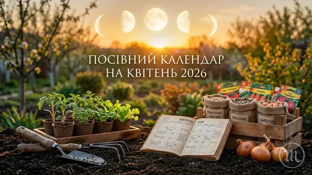 Місячний Посівний Календар Квітень 2026: які дні приховають ключ до вашого рекордного врожаю на городі Modista - Жіночий журнал Modista - Жіночий журнал - Місячний Посівний Календар Квітень 2026: які дні приховають ключ до вашого рекордного врожаю на городі