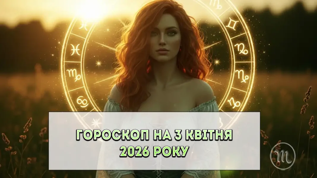 Детальний гороскоп на сьогодні 3 квітня 2026 року: день балансу серця і розуму Modista - Жіночий журнал Гороскоп на сьогодні 3 квітня 2026 для всіх знаків Зодіаку на MODISTA.