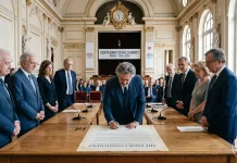 Підписання декларації The Paris Commitment на 100-річчі конфедерації CISAC