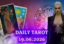Таро гороскоп на п’ятницю, 19 червня, вже тут: дізнайтеся прогноз для вашого знаку Зодіаку UA: Карта дня Таро на 19 червня 2026 для всіх знаків Зодіаку: точной прогноз. | PL: Karta Tarota dnia na 19 czerwca 2026 r. dla wszystkich znaków zodiaku: dokładna prognoza. | EN: Tarot card of the day for June 19, 2026 for all zodiac signs: accurate prediction.
