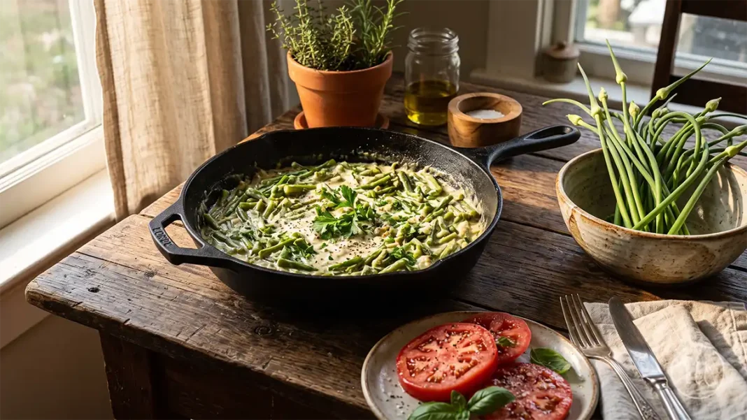 UA: Смачні Рецепти Страви З Часникових Стрілок | PL: Pyszne przepisy na strzały czosnkowe | EN: Delicious Recipes of Garlic Arrows UA: Готова літня страва з часникових стрілок на сковороді. | PL: Gotowe letnie danie ze strzałkami czosnku na patelni. | EN: A ready-made summer dish of garlic arrows in a pan.